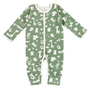 Alvi  Pyjama Graniet Animals graniet groen/wit