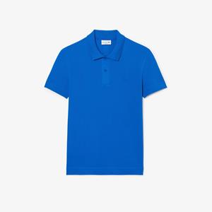 Lacoste Herren -Poloshirt aus Stretch-Baumwoll-Piqué - Blau 