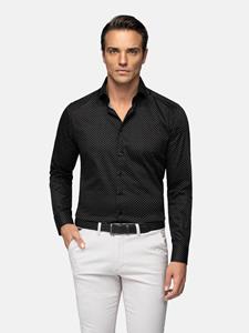 WAM Denim Overhemd Lange Mouw 75675 Lonval Black
