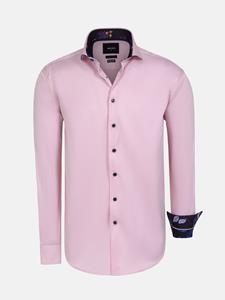WAM Denim Overhemd Lange Mouw 59014 Brizon Pink