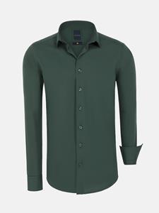 WAM Denim Overhemd Lange Mouw 85296 Leira Dark Green