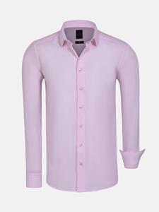 WAM Denim Overhemd Lange Mouw 85296 Leira Pink