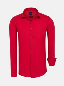 WAM Denim Overhemd Lange Mouw 85296 Leira Red