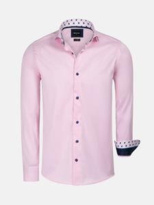 WAM Denim Overhemd Lange Mouw 75680 Lance Pink