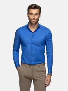 WAM Denim Overhemd lange Mouw 75694 Murial Blue