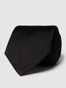 BOSS, Herren Seidenkrawatte H-Tie in schwarz,  für Herren