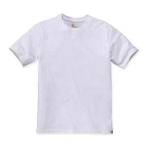 Carhartt Shortsleeve - T-shirt van een zware kwaliteit met normale pasvorm BLANC