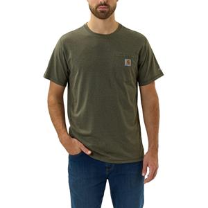 Carhartt Shortsleeve - Relaxed fit t-shirt dat zweet bestrijdt en vlekken afstoot Groen