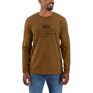Carhartt Longsleeve -  super dux™ grafisch t-shirt Bruin