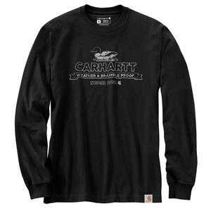 Carhartt Longsleeve -  super dux™ grafisch t-shirt Zwart