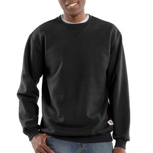 Carhartt Sweatshirtsoose fit sweater met ronde kraag voor heren Zwart