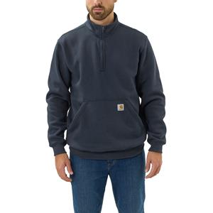 Carhartt Sweatshirt - Sweatshirt met driekwart kraag met rits Blauw