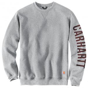 Carhartt Sweatshirt - Sweatshirt met ronde hals en grafische print op mouw Grijs