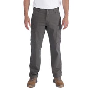 Carhartt Cargo - Middelzware elastische canvas cargobroek Grijs