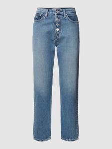 Tommy Jeans Slim-fit-Jeans "IZZIE HR SLIM ANKLE BF BG4015", mit Knopfleiste & Tommy Jeans Label-Details