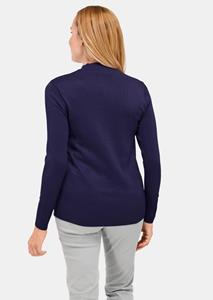 Goldner Fashion Pullover in twinsetlook - blauw 