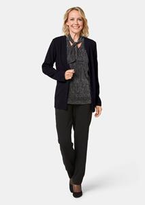 Goldner Fashion Lange jasje - zwart 