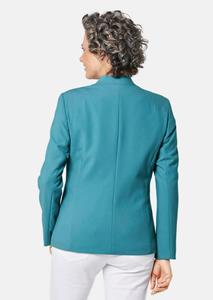 Goldner Fashion Blazer met geraffineerd ontworpen kraag - turquoise 