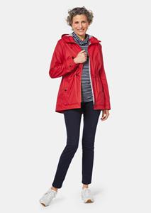 Goldner Fashion Functionele regenjas met jersey voering - rood 