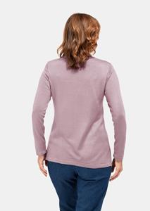 Goldner Fashion Pullover met opstaande kraag - rosé 