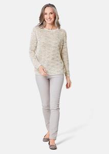 Goldner Fashion Pullover - wit 
