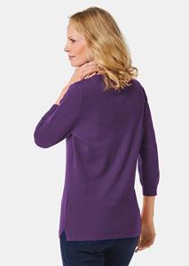 Goldner Fashion Pullover - donkerpaars 