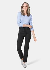 Goldner Fashion Comfortabele highstretch-jeans - zwart 
