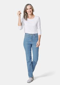 Goldner Fashion Comfortabele highstretch-jeans - lichtblauw 
