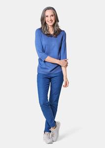 Goldner Fashion Tricot pullover - azuurblauw 