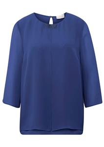 Goldner Fashion Luchtige blouse met fonkelende glittersteentjes - koningsblauw 