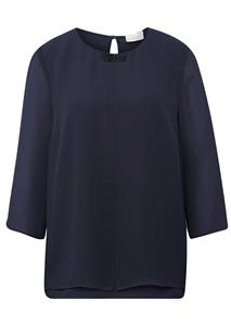 Goldner Fashion Luchtige blouse met fonkelende glittersteentjes - middernachtblauw 