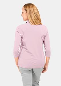 Goldner Fashion Comfortabel poloshirt van hoogwaardig micro-modal - roze 