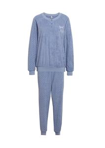 Goldner Fashion Pyjama - blauw / gedess. 