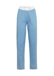 Goldner Fashion Gestippelde pyjamabroek - lichtblauw / wit / gestippeld 