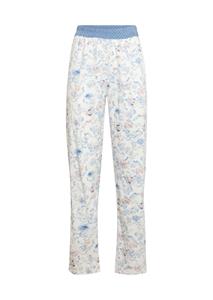 Goldner Fashion Gebloemde pyjamabroek - lichtblauw / rosé / gebloemd 