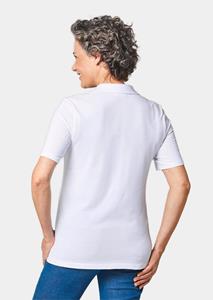 Goldner Fashion Poloshirt van eersteklas piquéstof - wit 