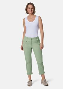 Goldner Fashion Casual chino met zachte peach-finish - boommos 