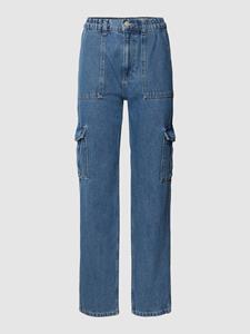 REVIEW Relaxed fit jeans met cargozakken