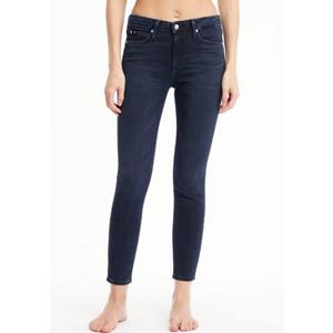 Calvin Klein Jeans Skinny-fit-Jeans "MID RISE SKINNY ANKLE", mit Calvin Klein Leder-Brandlabel hinten am Bund