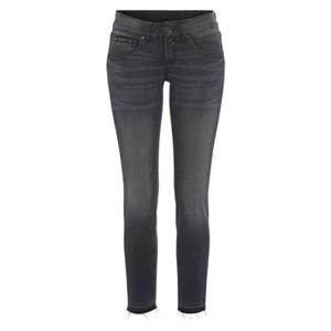 Herrlicher Slim-fit-Jeans "TOUCH", in 7/8 Länge und ausgefranstem Hosensaum