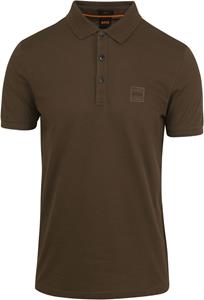 BOSS Poloshirt Slim-Fit Poloshirt aus Stretch-Baumwolle mit Logo-Aufnäher (1-tlg)