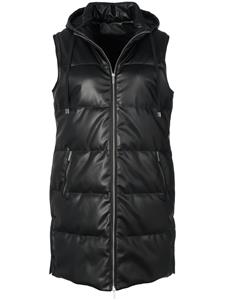 EMILIA LAY, Lederimitatweste Vest in schwarz, Jacken für Damen