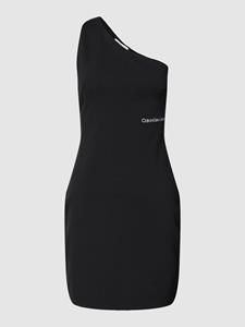 Calvin Klein Jeans Mini-jurk met one shoulder-band, model 'MILANO'