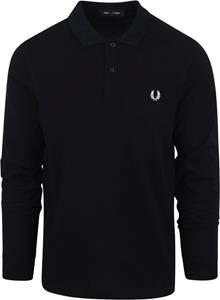 Fred Perry Longsleeve Polo Donkerblauw