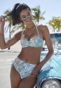 Sunseeker Bügel-Bandeau-Bikini-Top "Suva", mit floralem Design