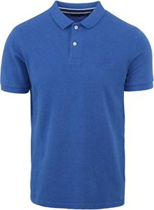 Superdry Classic Polo Shirt Mid Blau 