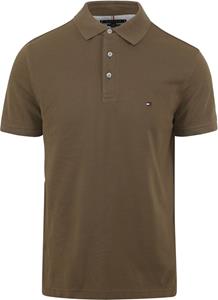 tommyhilfiger Tommy Hilfiger - Piqué Stretch Polo Faded Military - M - Heren