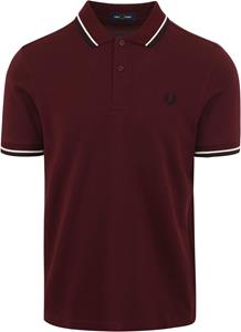fredperry Fred Perry - Twin Tipped Oxblood/Ecru/Black - Polos