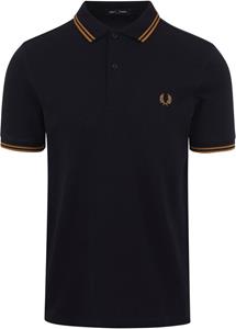fredperry Fred Perry - Twin Tipped Navy/Darkcaramel - Polos