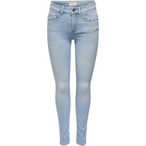ONLY Skinny-fit-Jeans ONLBLUSH MW DECO SK DNM FG mit Ziernieten